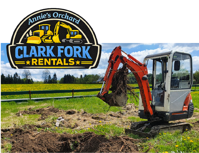 landscape equipment rentals clark fork, id - annies orchard